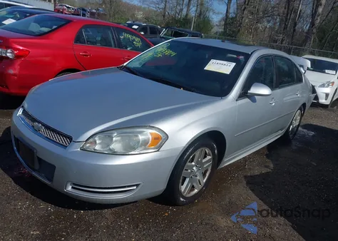 2013 Chevrolet Impala Lt из США, поврежденный, VIN 2G1WG5E34D1190054